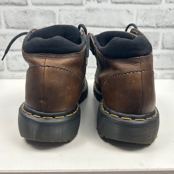 Dr. Martens Vintage Made in England Chunky Leather Brown Lace Up Boot Y2K Sz UK8 main image 14